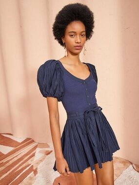 Ulla Johnson Vinny Playsuit Midnight